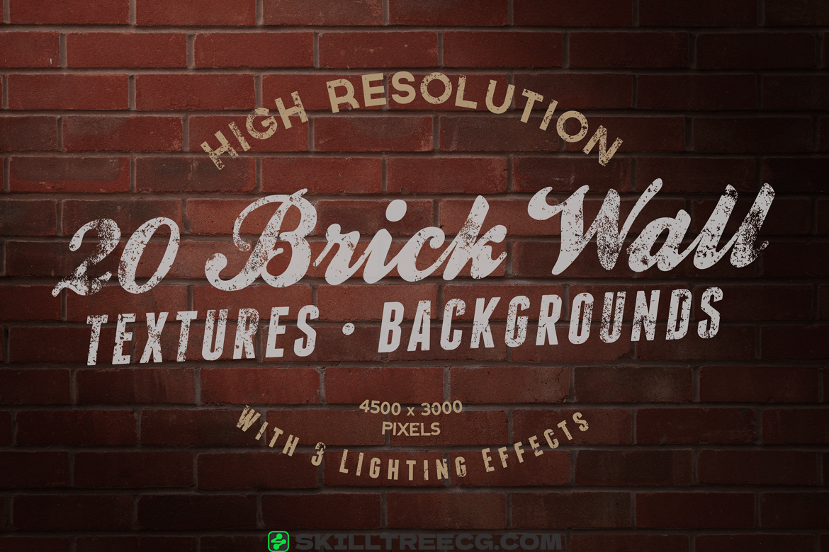 Brick Wall Textures / Backgrounds（831913）-技能树